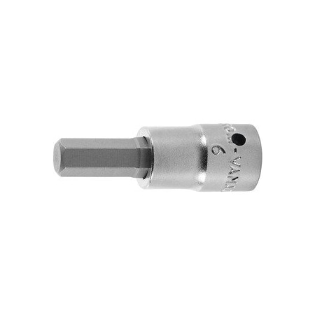 Holex 1/4 inch Drive Bit Socket, 6mm, 631720 6 631720 6